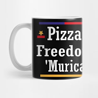 pizza freedom Murica funny America Mug